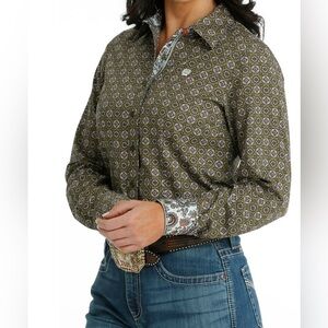 Cinch women’s button down, NWT, XXL